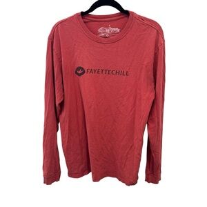 Fayettechill Men's Rust Long Sleeve Tee